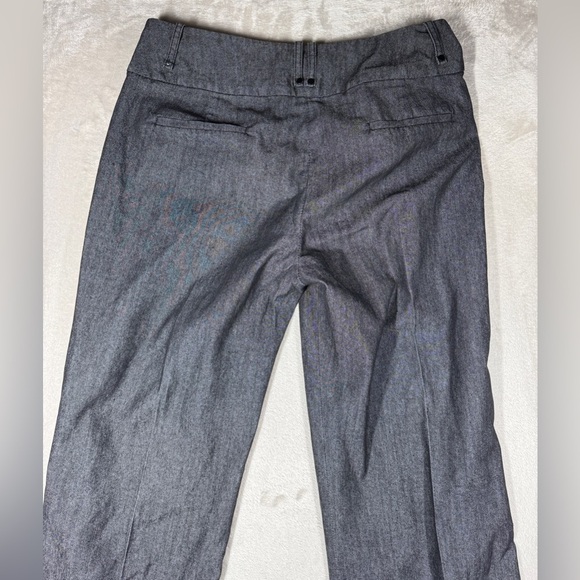 Sandro Sportswear Cotton Blend Stretch Jeans Wide Bootcut Leg Black Jeans Size 6 - Picture 11 of 14